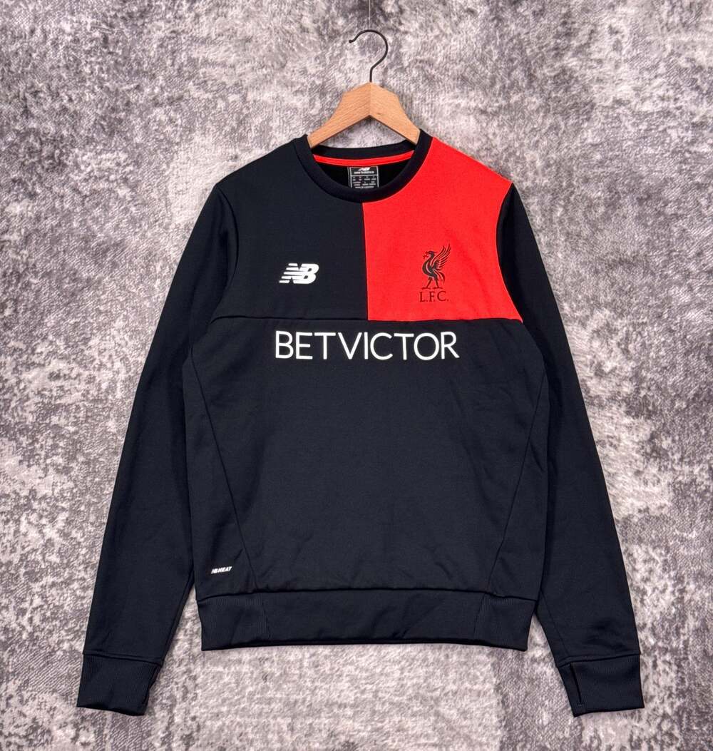 New Balance Sweatshirt Medium Mens Liverpool FC Training Thumbholes